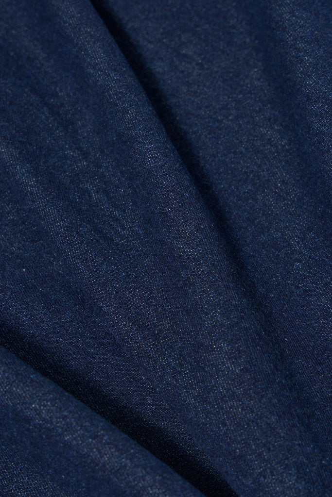 Indigo Work Denim Fatigue Shirt - Blue