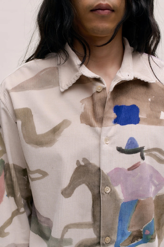 Derbin Shirt - Running Horses