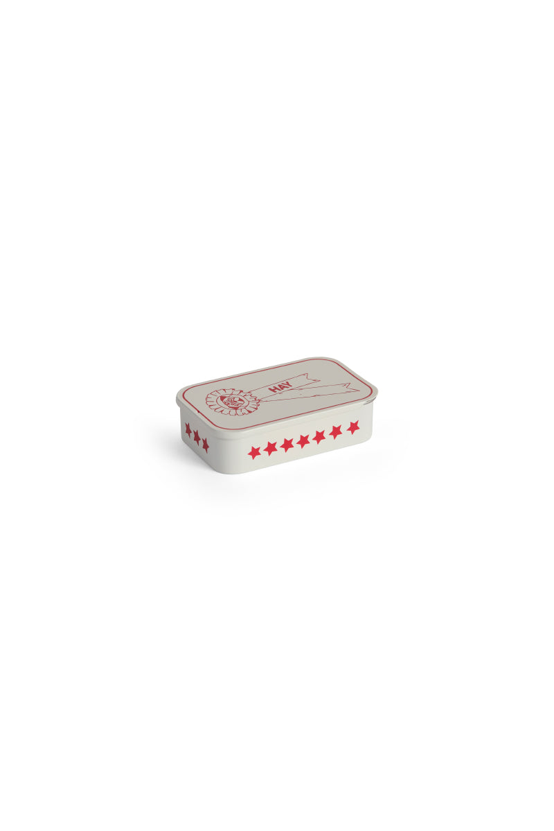 HAY Dogs Treat Tin - Red & White
