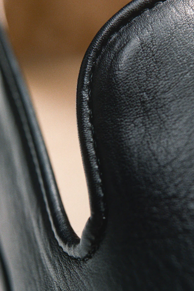 Legacy Calfskin Slipper - Black