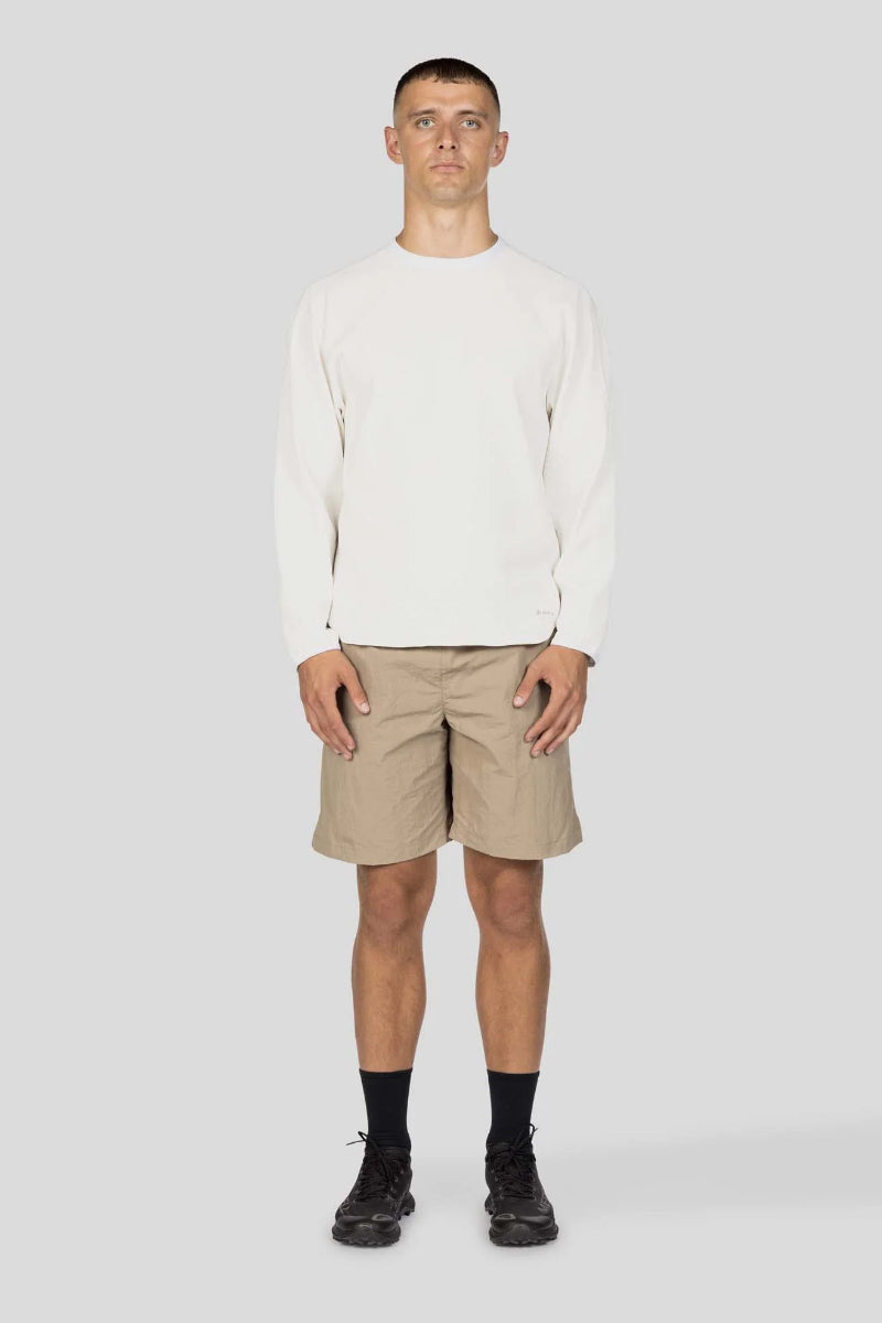 Dry Waffle Long Sleeve Tee - Off White
