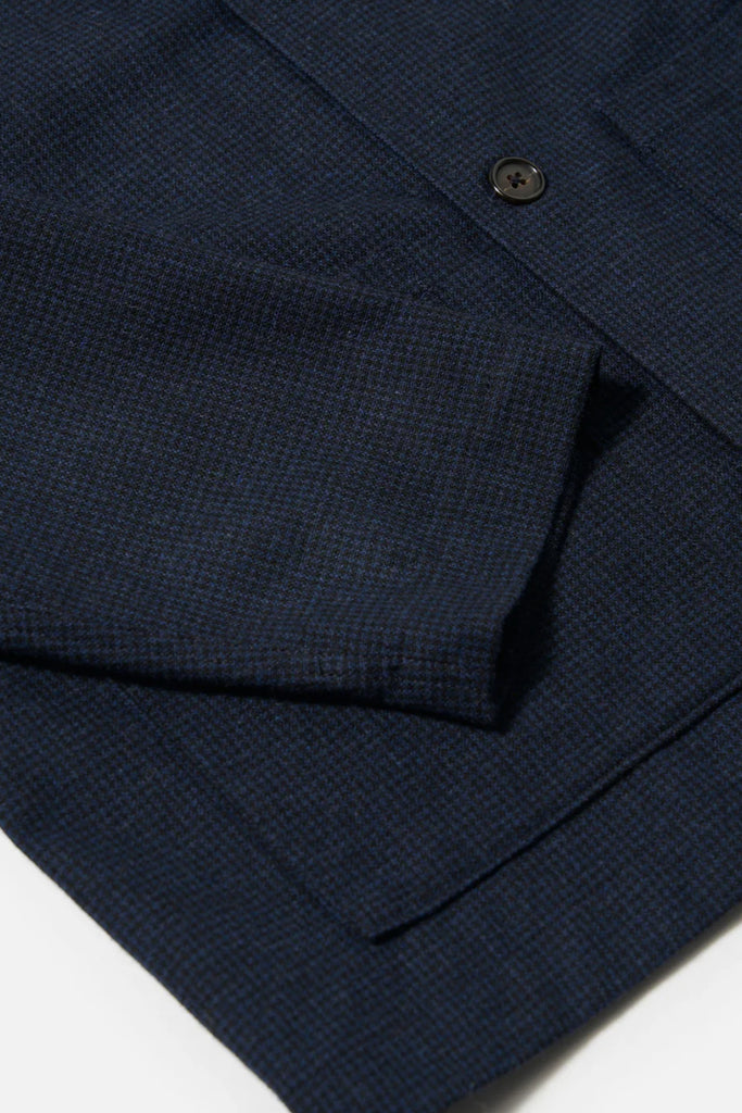 Easy Brushed Bari Overshirt - Navy