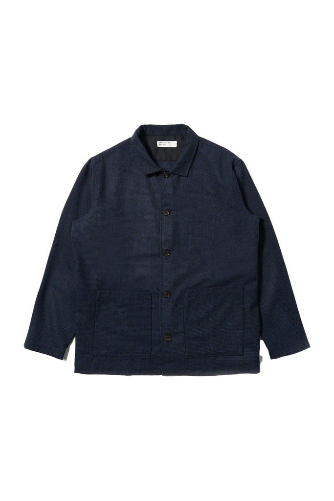 Easy Brushed Bari Overshirt - Navy