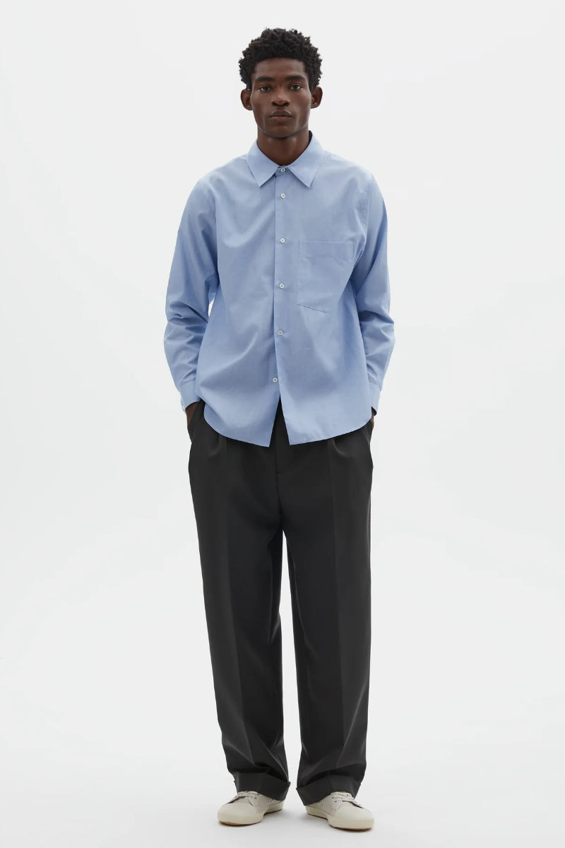 Margaret Howell Mainline End On End Shirt - Cotton Pale Blue