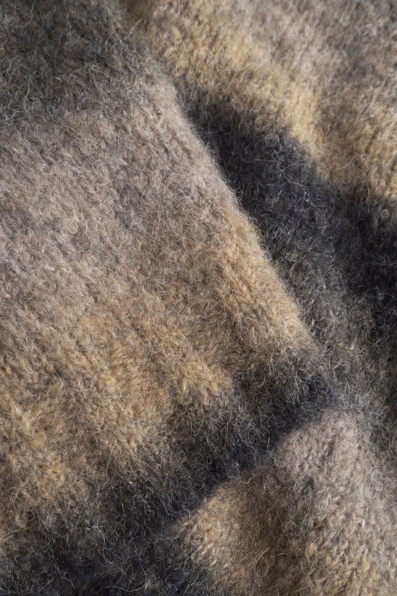 Erik Gradient Alpaca Wool Jacket - Utility Khaki