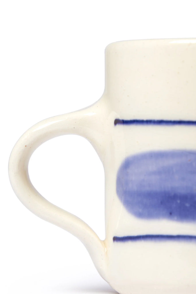 Stripe Espresso Cup - Blue