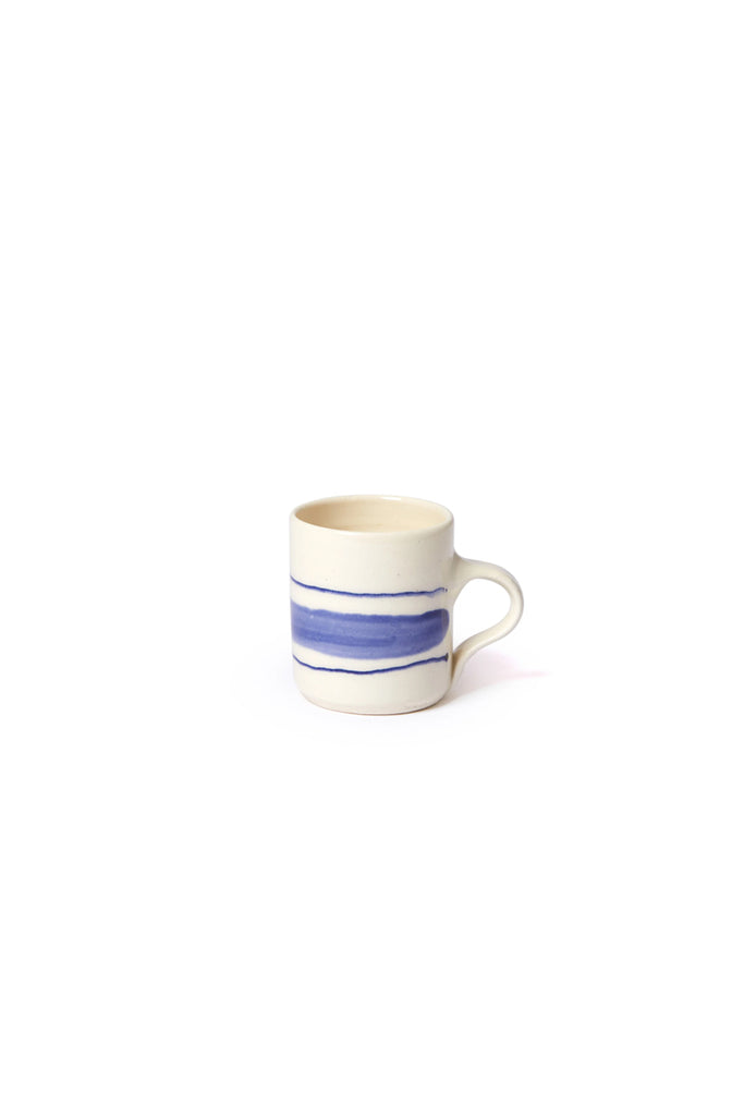 Stripe Espresso Cup - Blue