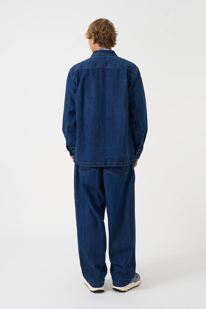 Work Denim Fatigue Shirt - Indigo