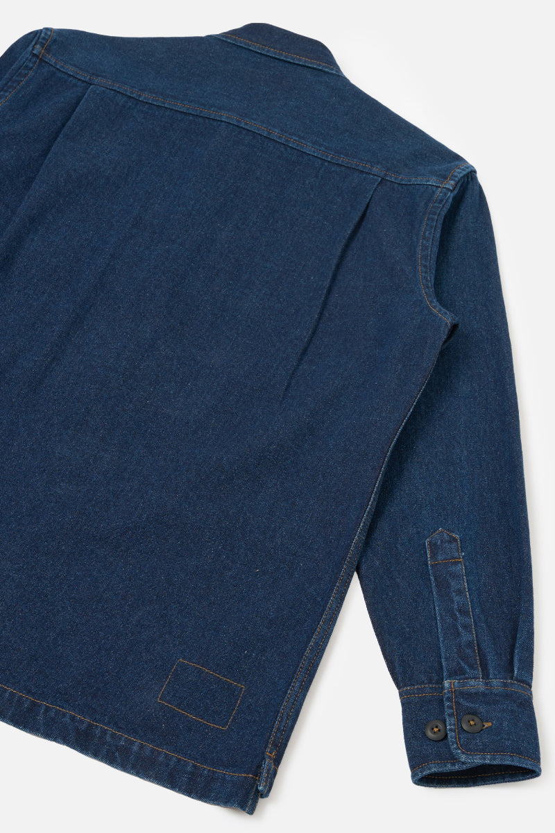 Work Denim Fatigue Shirt - Indigo
