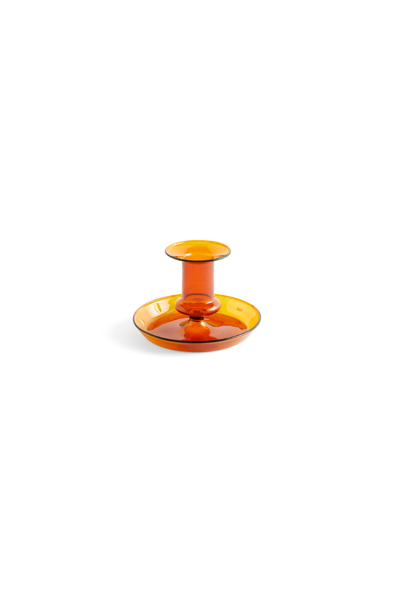 Flare Candleholder - Amber