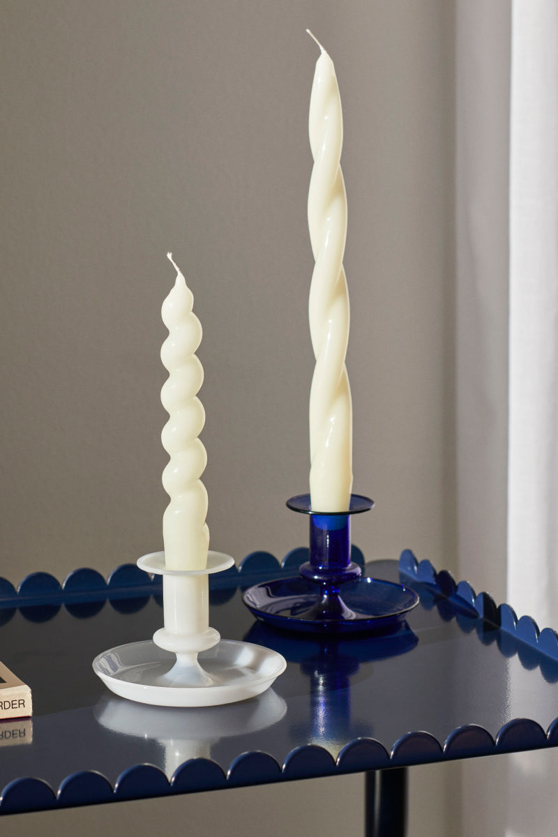 Flare Candleholder - Dark Blue