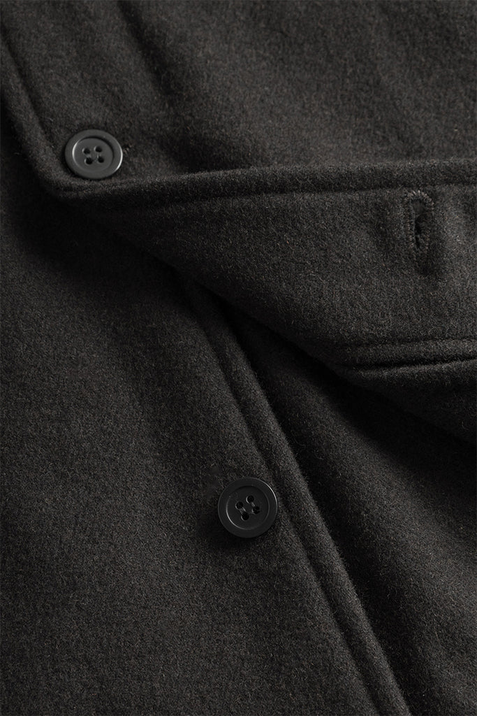 Folke Wool Overshirt - Espresso