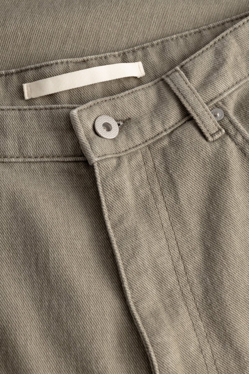 Korshavn Relaxed 5 Pocket Resist Dyed Twill - Vetiver