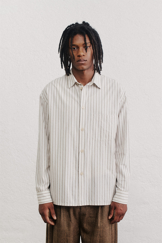 Gusto Shirt - Cream Stripe