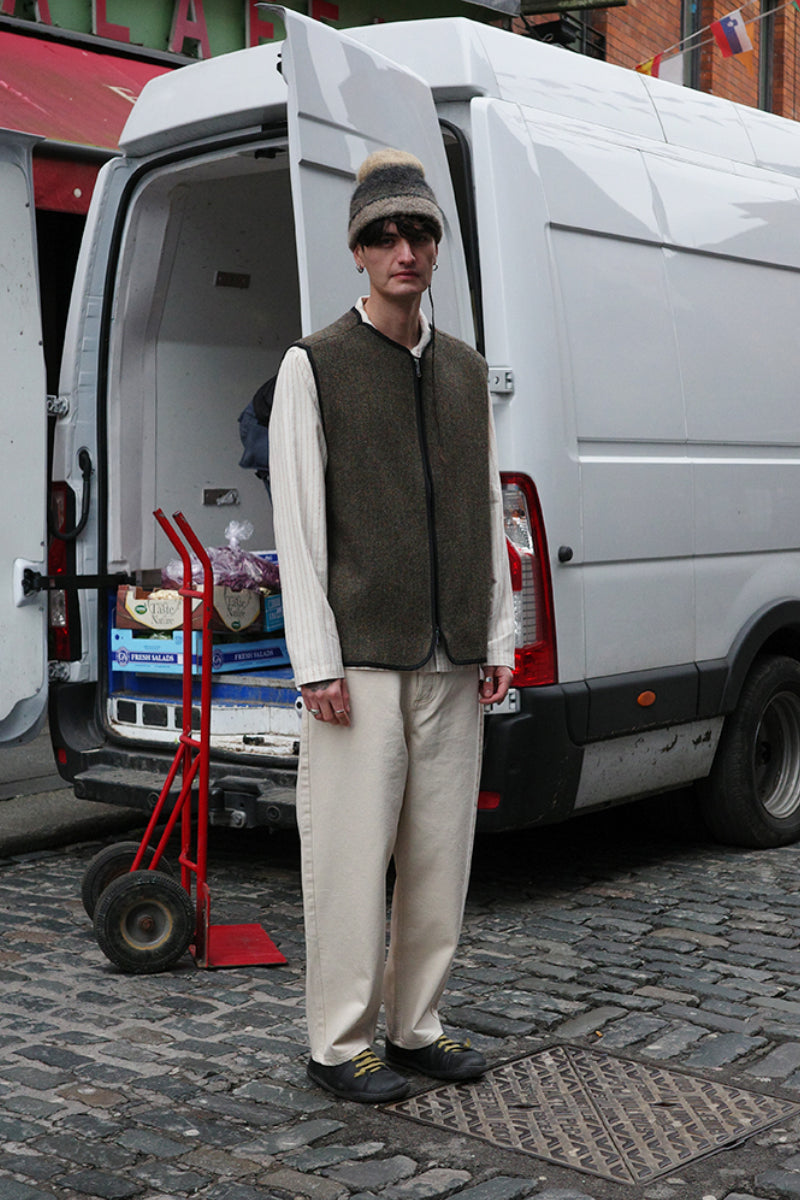 Artikel København A5 Harris Tweed Vest - Brown