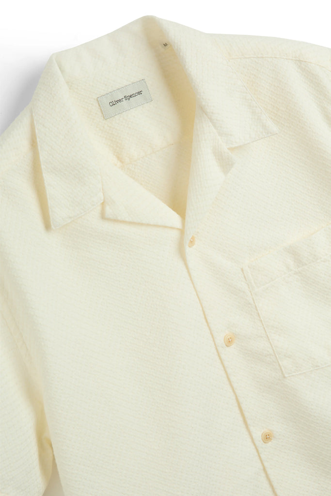 Havana Short Sleeve Shirt - Draper Cream