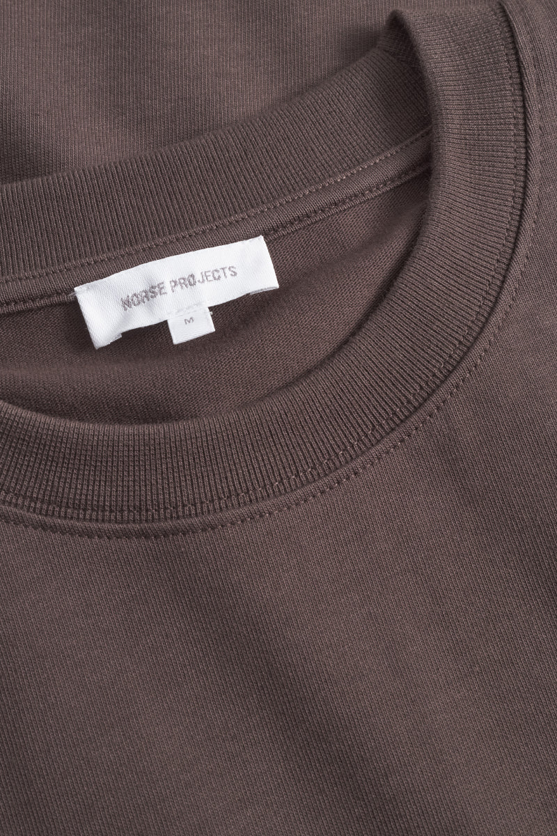 Norse Standard Heavy Loose Tee Shirt - Seal Brown