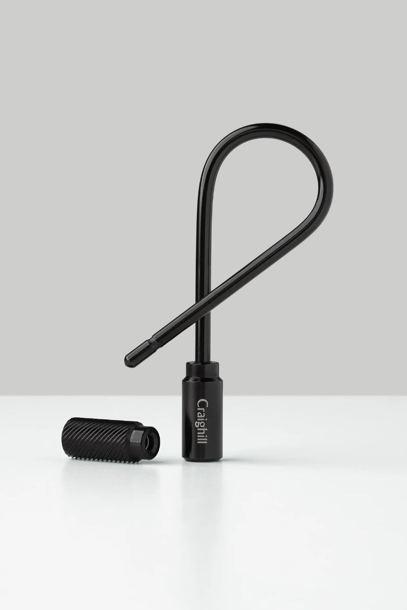 Closed Helix Keyring - Black