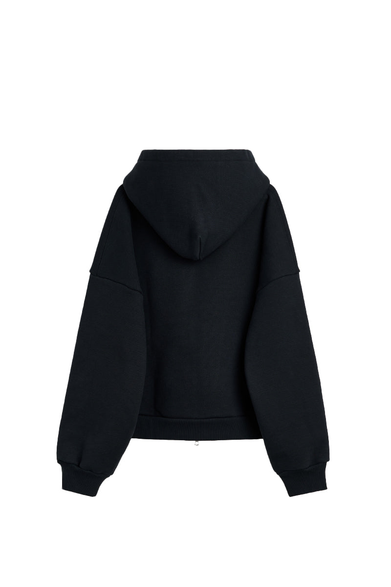 Heavyweight Hoody Jacket - Black
