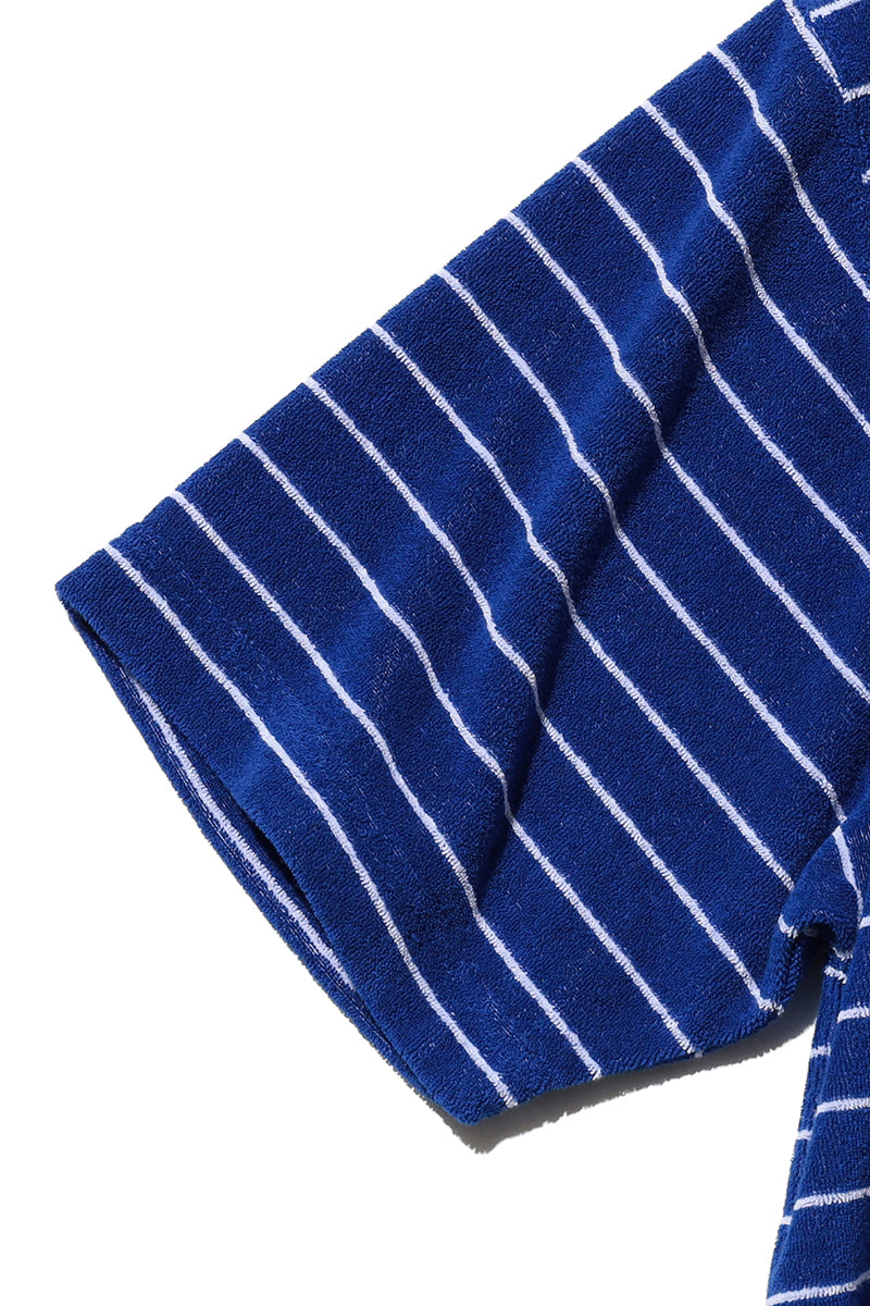 Pocket Tee Pile Stripe - Blue