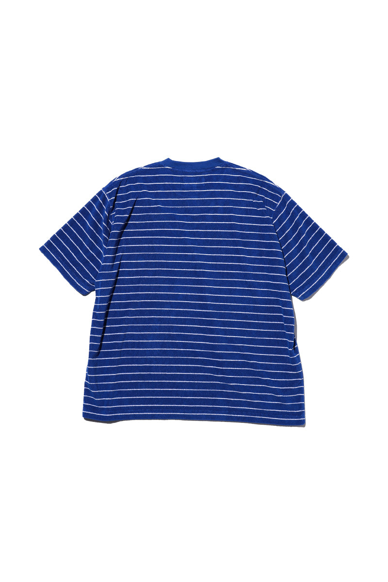 Pocket Tee Pile Stripe - Blue
