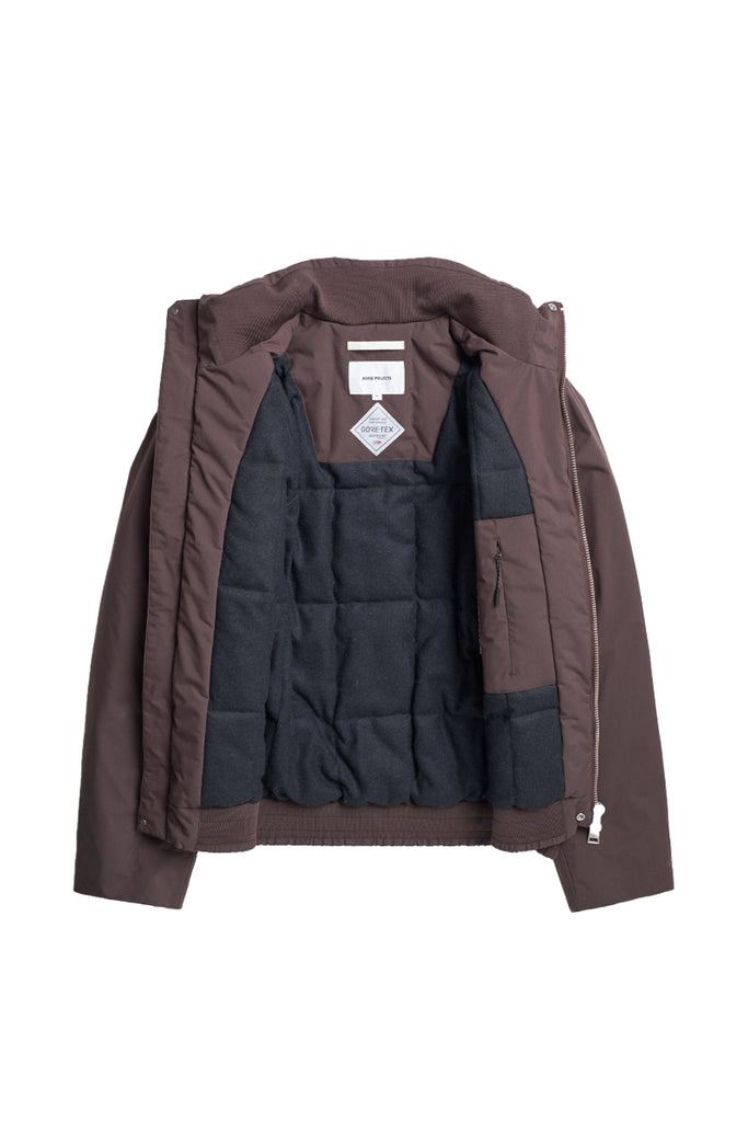 Kastrup Gore-Tex Windstopper Bomber Jacket - Seal Brown