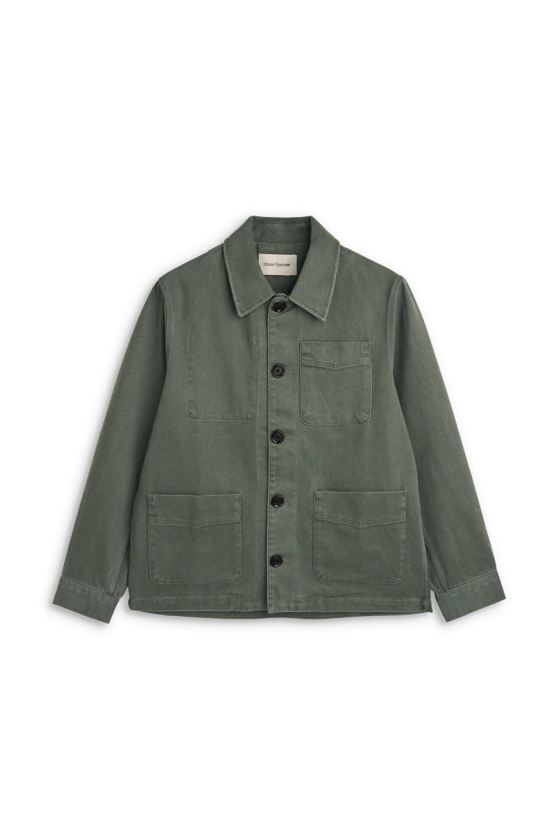 Kennard Cotton Jacket - Hester Green
