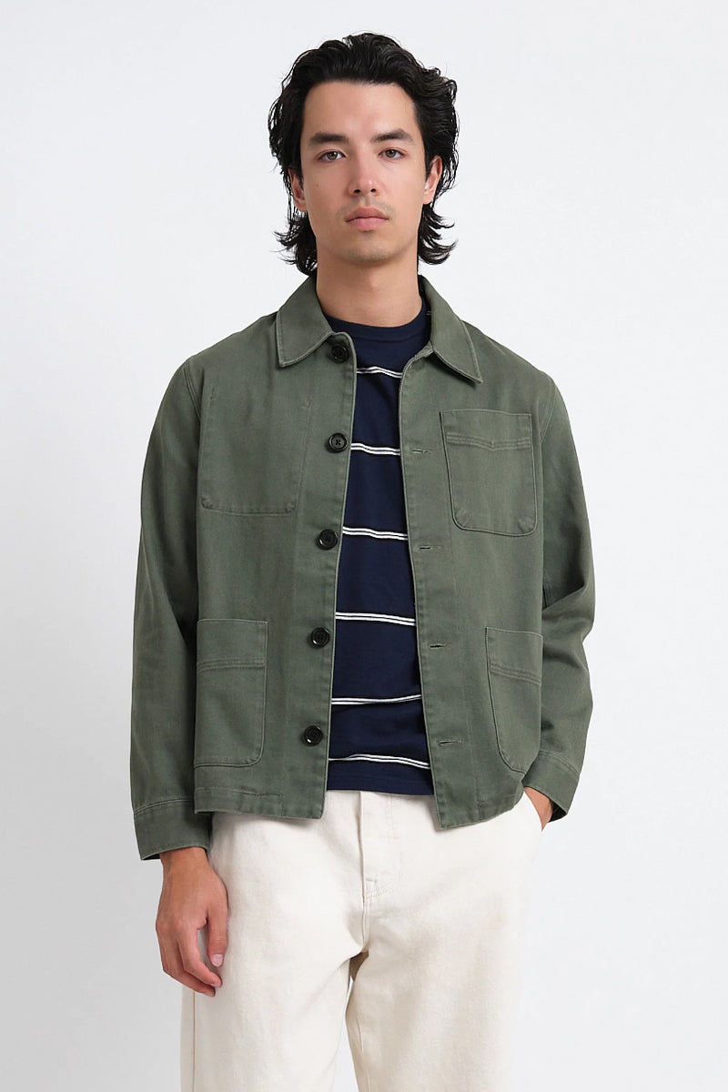 Kennard Cotton Jacket - Hester Green