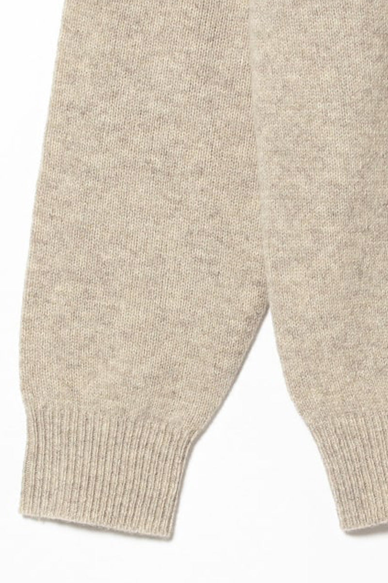 Knit Polo Nep 9G - Beige Multicolour Fleck