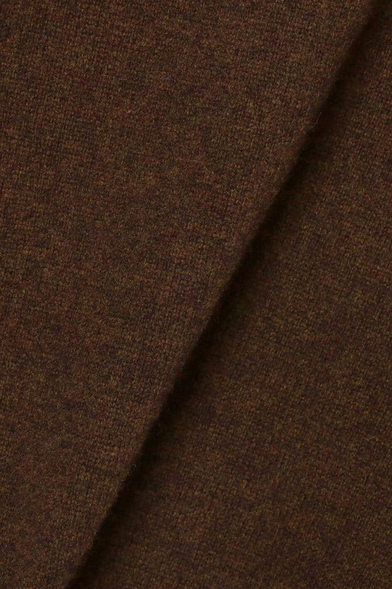 Turtle Neck 9G Knit - Brown