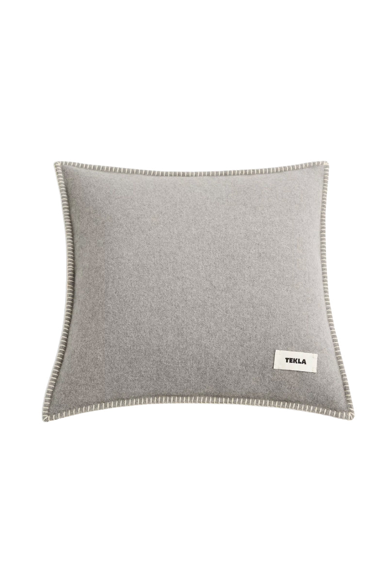 Tekla Lambswool Cushion - Ash Grey