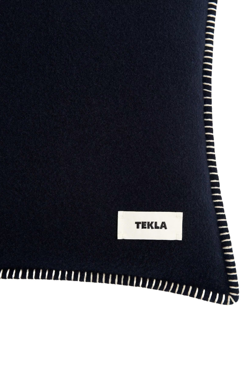 Tekla Lambswool Cushion - Navy