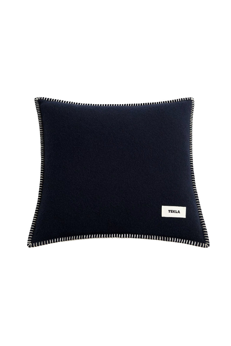 Tekla Lambswool Cushion - Navy