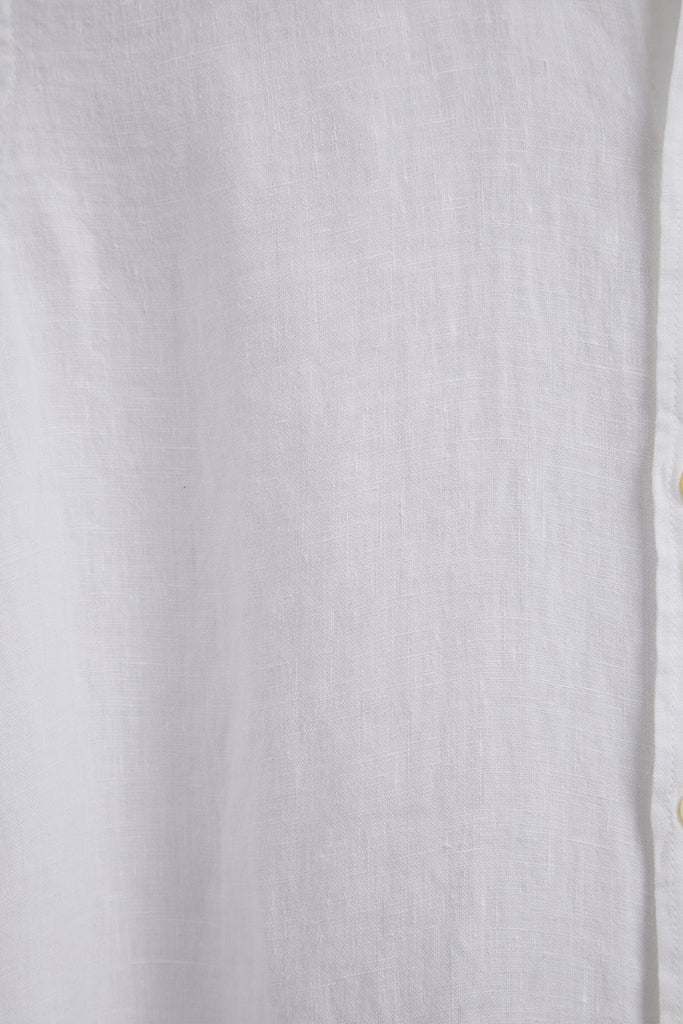 Linen Button Down - White