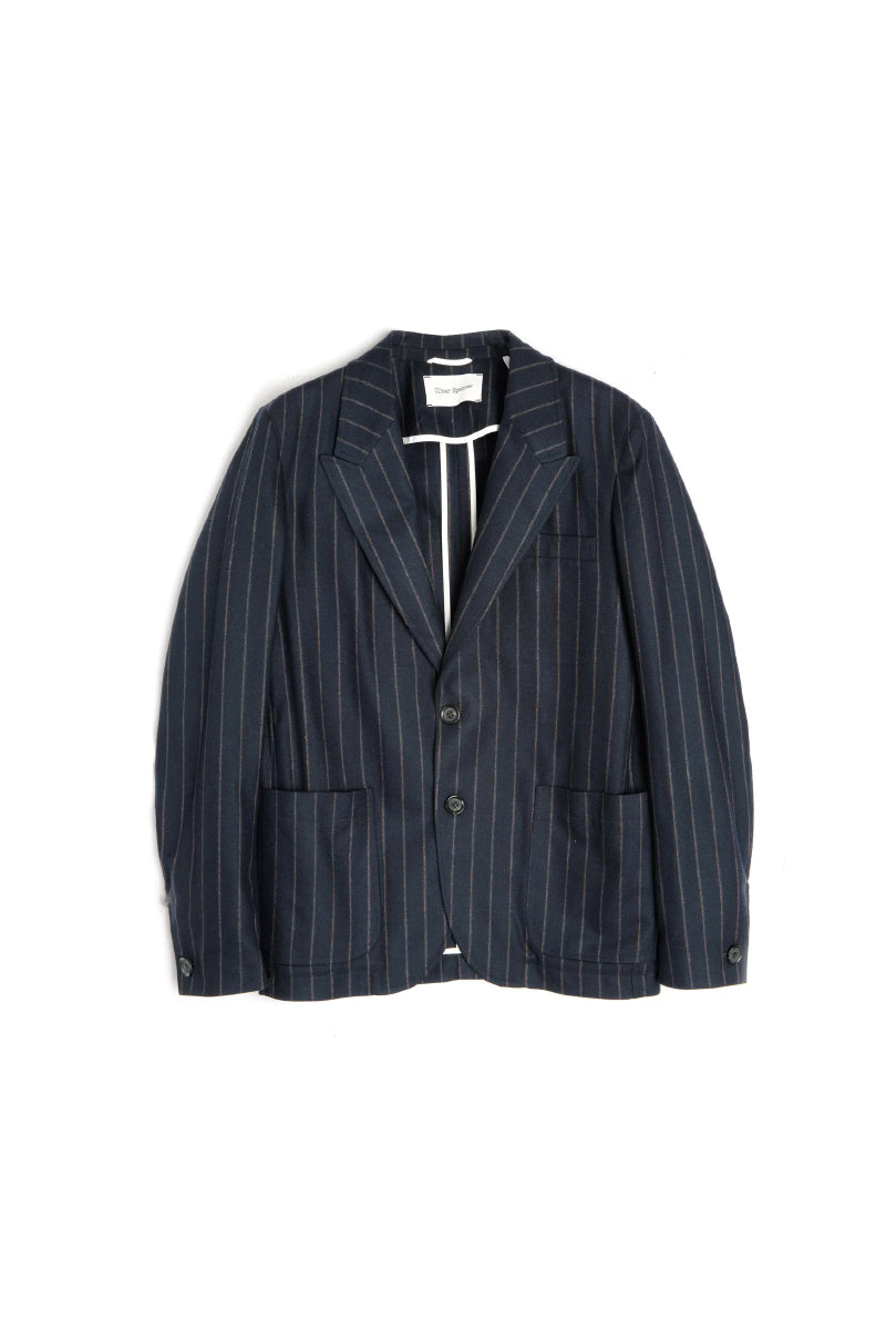 Mansfield Virgin Wool & Cashmere Jacket - Jarman Navy
