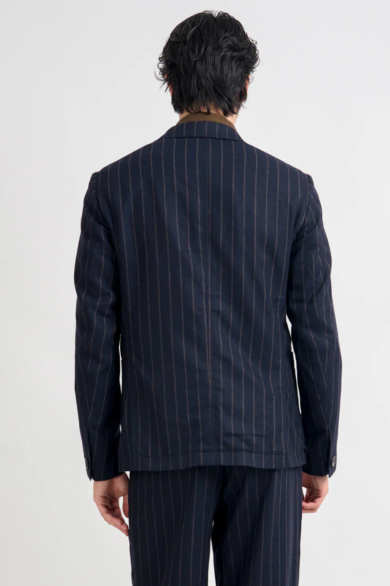 Mansfield Virgin Wool & Cashmere Jacket - Jarman Navy