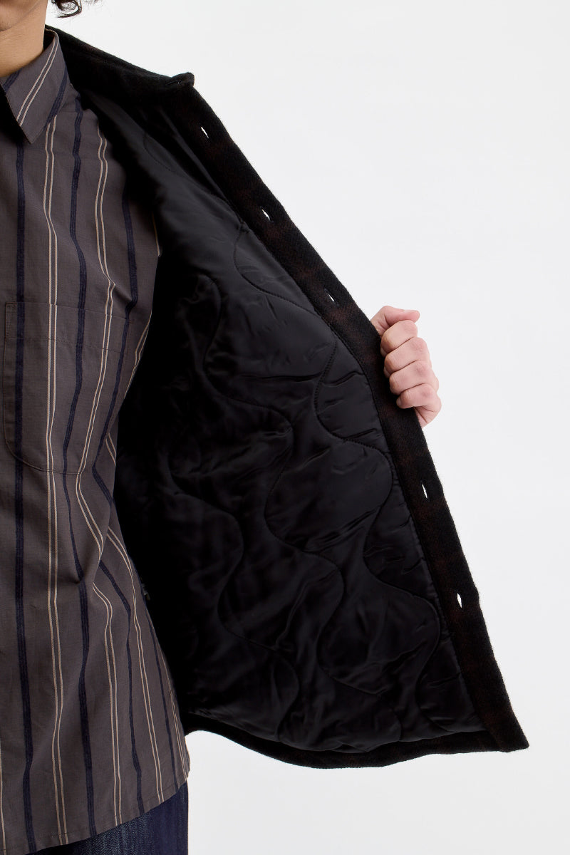 Marani Overshirt - Black Check