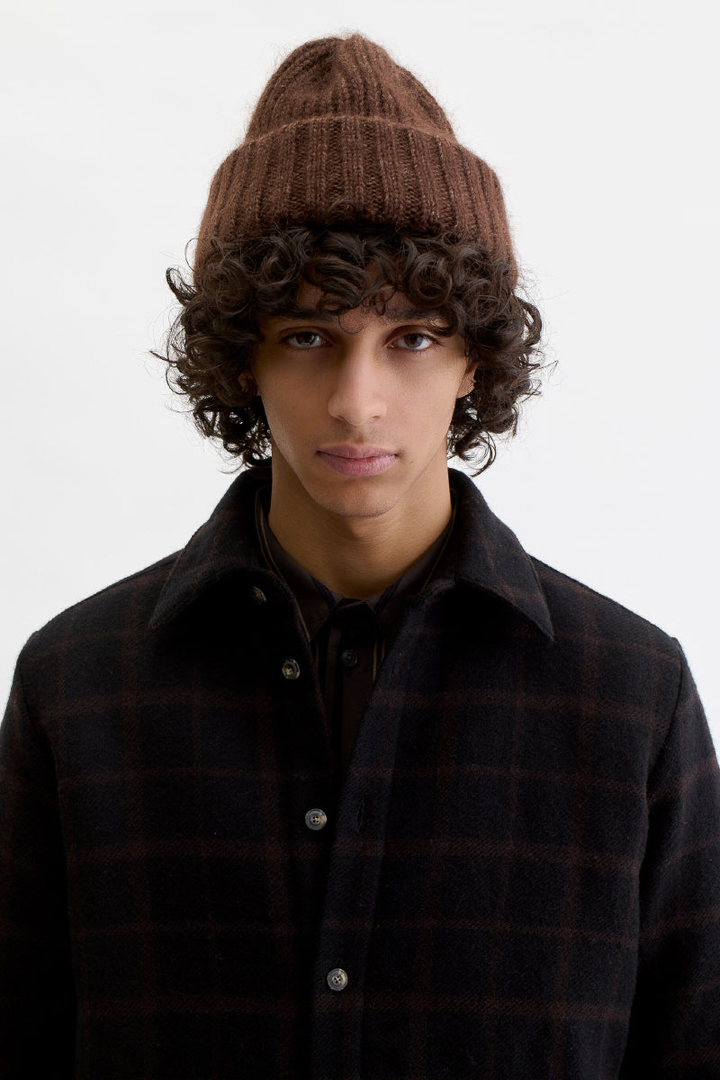 Marani Overshirt - Black Check