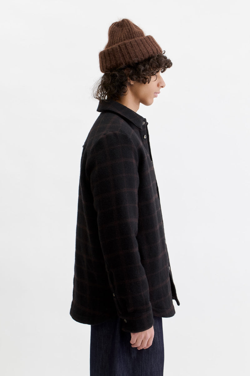 Marani Overshirt - Black Check