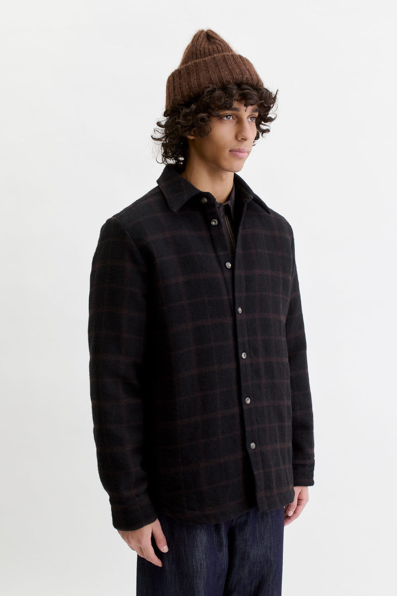 Marani Overshirt - Black Check