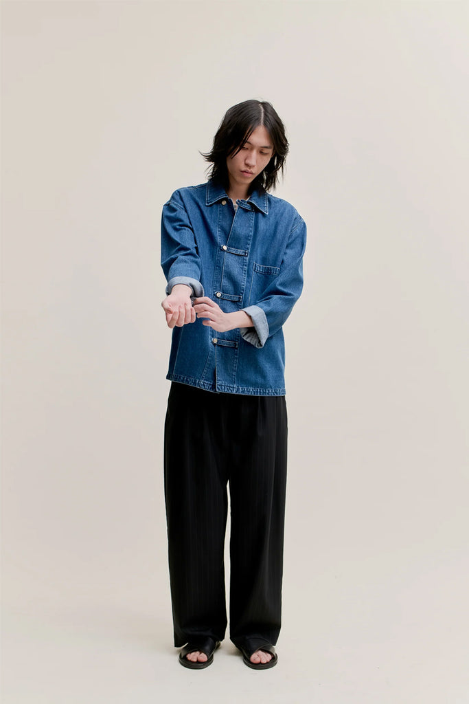 Matara Overshirt - Bleached Denim