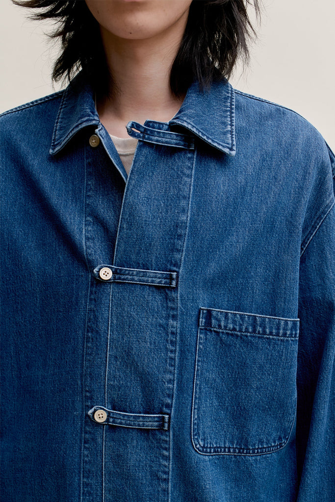 Matara Overshirt - Bleached Denim