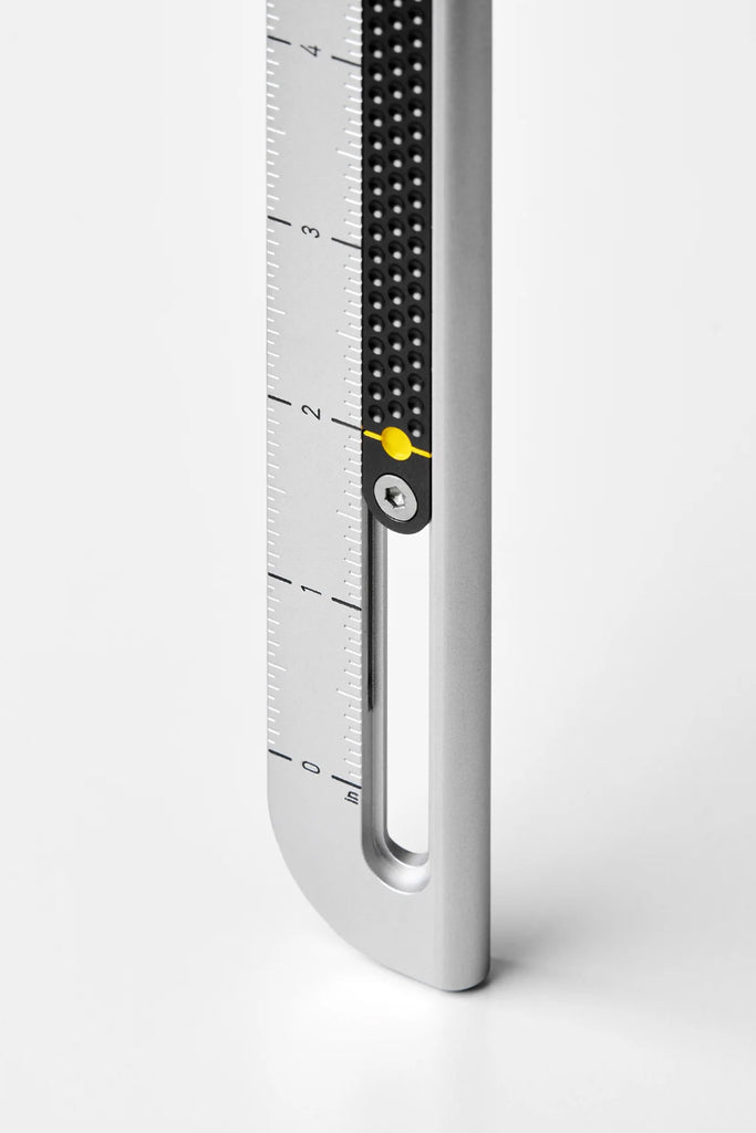 Metrolog Ruler - Silver & Grey