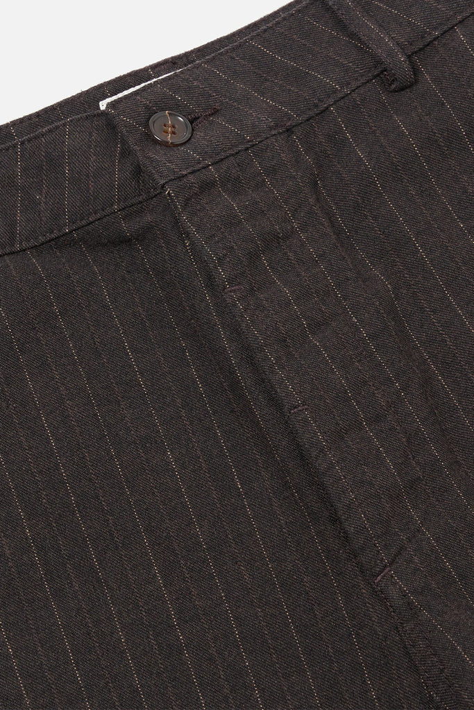 Military Chino Italian Pinstripe - Brown