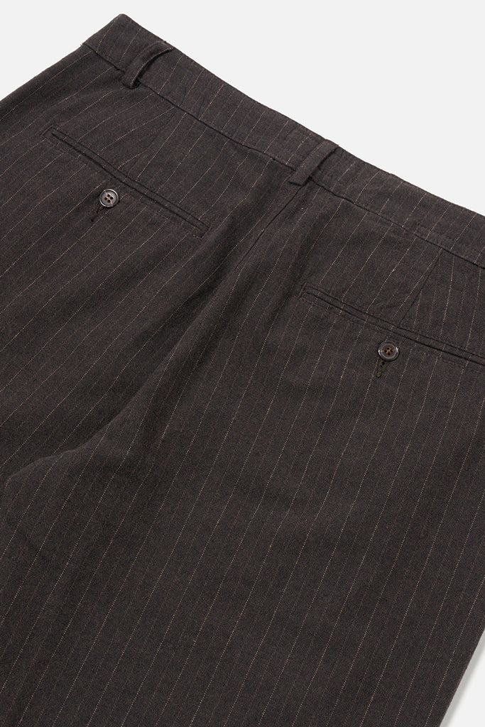 Military Chino Italian Pinstripe - Brown