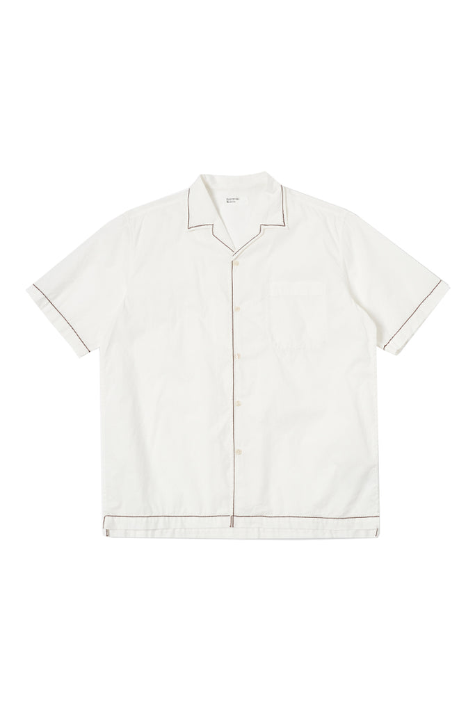 Minari Short Sleeve Shirt - Ecru Poplin