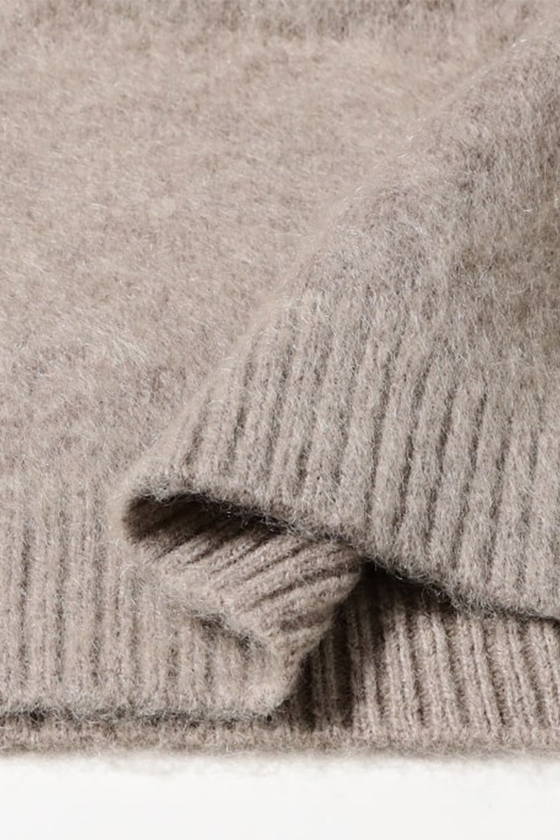 Mohair Argyle Knit Vest - Check