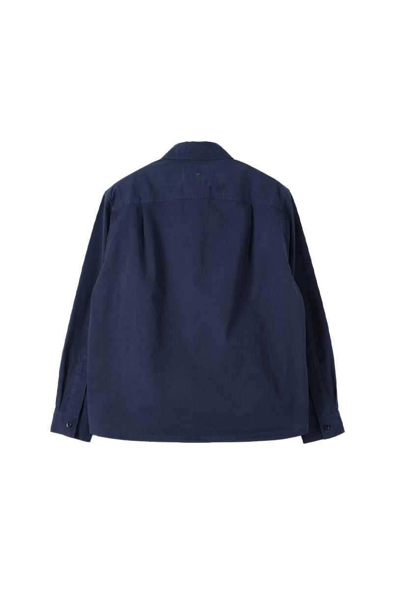 MHL. Overall Shirt Dry Cotton Twill - Midnight