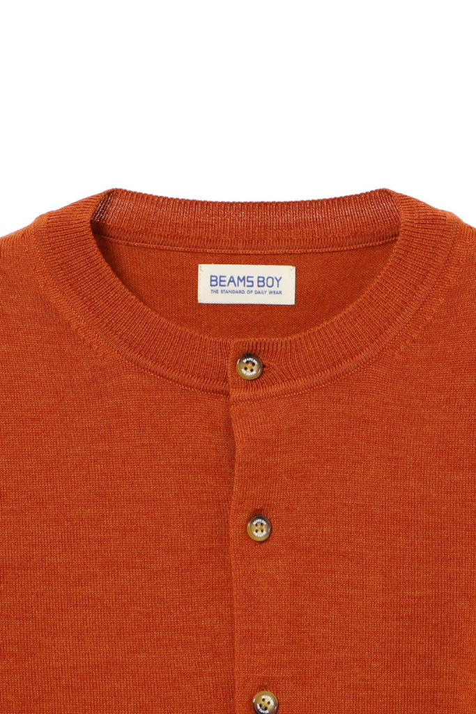 12 GBB Button Cardigan - Orange