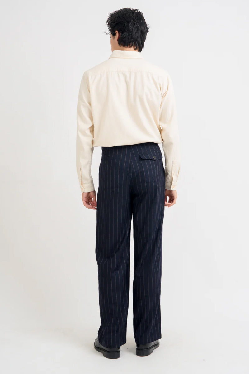 Orsman Wool Trouser - Jarman Navy